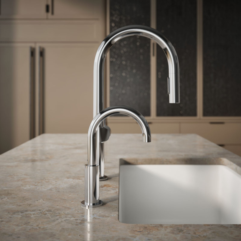 Composants de robinet de boisson, Chrome poli
