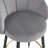 Lyric 30” Seat Height Velvet Upholstered Bar Stools With Curved Back-156224254