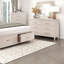 Ensemble de meubles de chambre à coucher à 5 tiroirs Modern Glam Style
