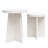 Alyssea Pedestal Side Table Set