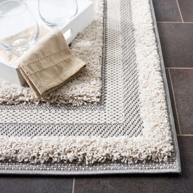 Cottage Performance Geometric Rug, Rectangle 8' x 10'