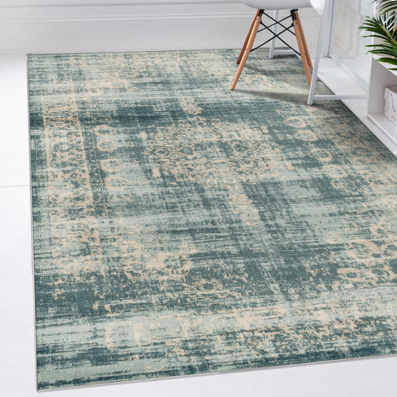 Alki Floral Indoor Rug, Rectangle 8' x 10'