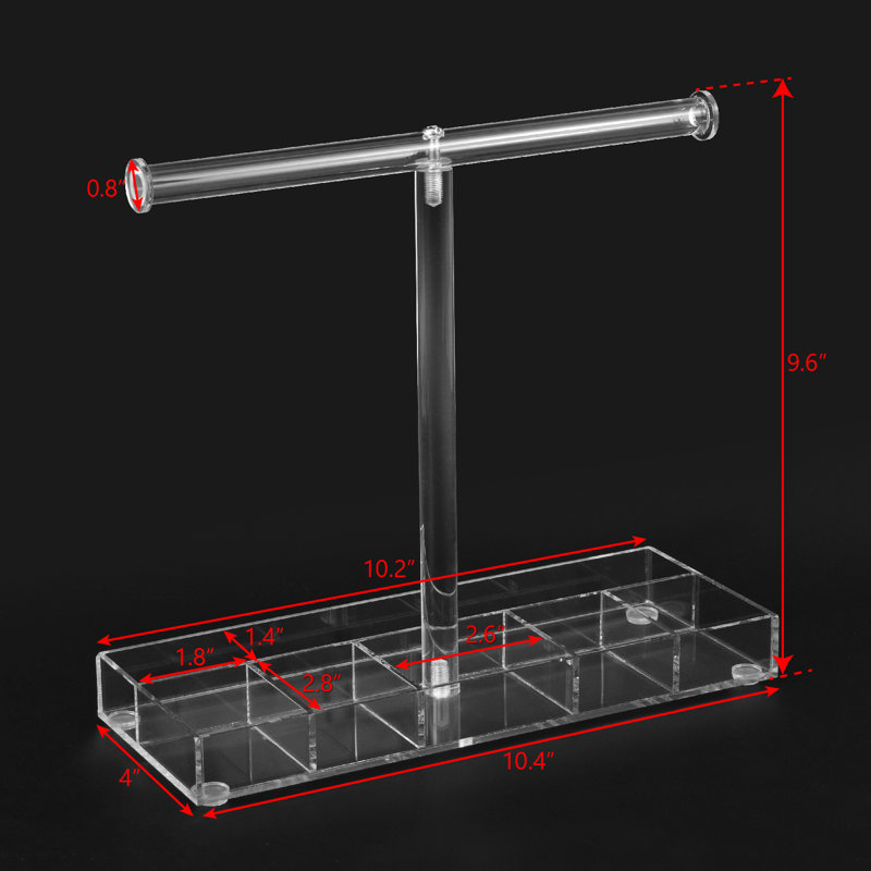 Plateau à bijoux, Transparent