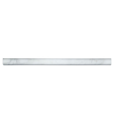 Venatino Elysia 0.75 in. x 12 in. Honed Marble Pencil Moulding Tile Trim