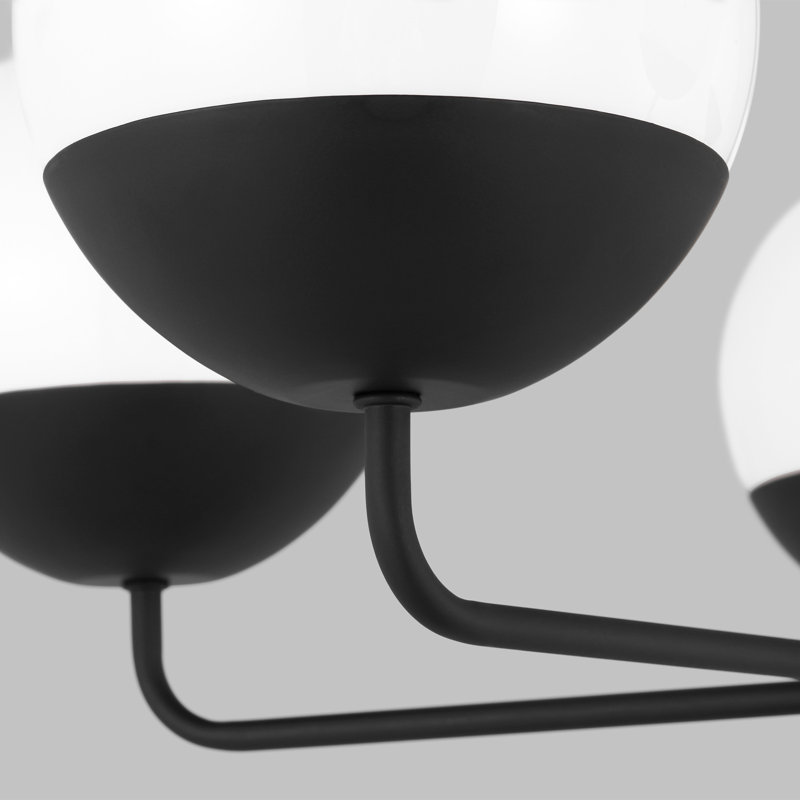 Alvin 5 - Light Chandelier, Midnight Black