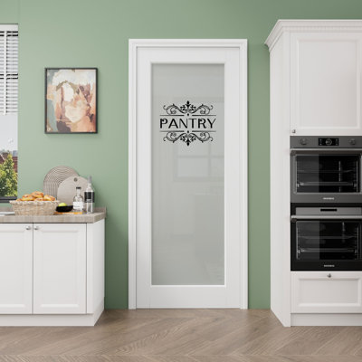 Porte standard d'intérieur en bois manufacturé massif sans trousse de quincaillerie