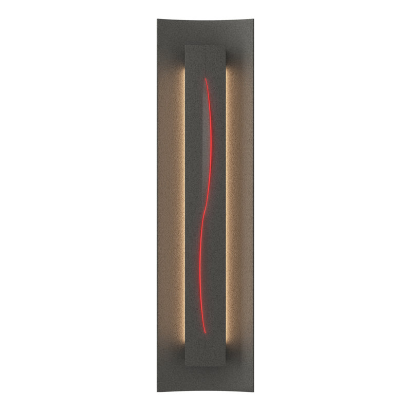 Plafonnier encastré 8 lb Gallery, Fer naturel, Rouge