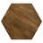 Athena Natural Hexagonal Top Coffee Table (Only Including Table)