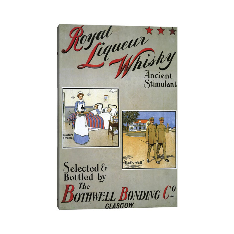 1909 Royal Liqueur Whisky Poster by The Advertising Archives - No Frame Gallery-Wrapped Canvas Giclée on Canvas