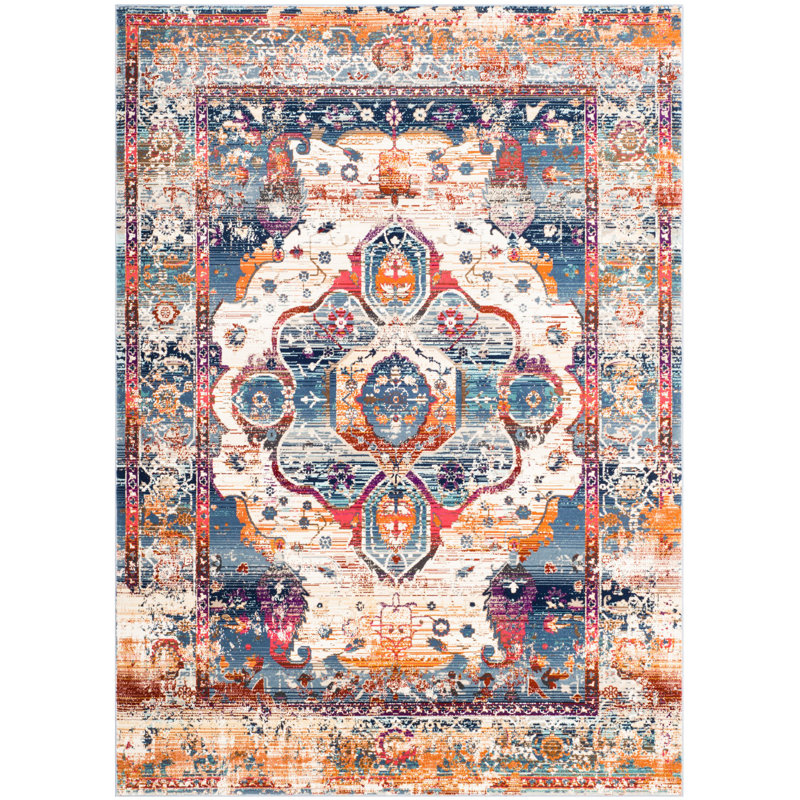 Wayne Performance Oriental Rug, Rectangle 3'3" x 5'