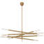 Kelly Wearstler Rousseau Grande Ten Light Articulating Chandelier-996320654-1006063443
