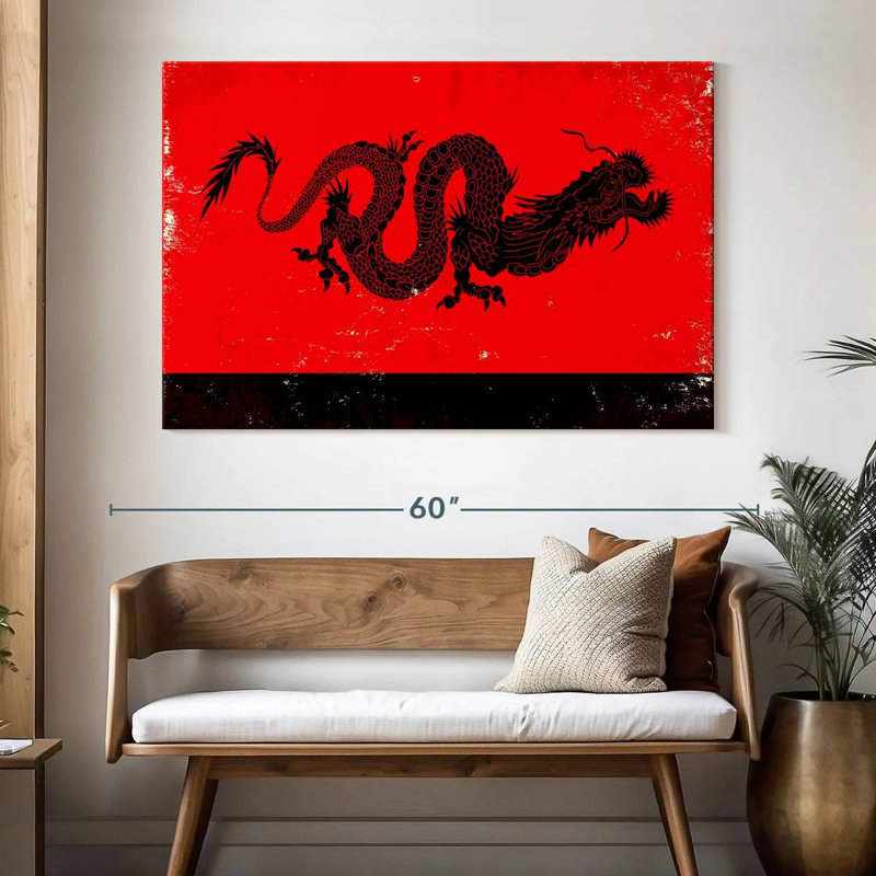Eastern Dragon, 34" H x 51" W