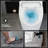 Non-Electric Bidet Toilet With Foot Kick Flush, Cold Water Wash & Soft-Close Seat