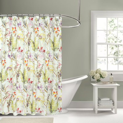 Rideau de douche simple en coton Gaviota