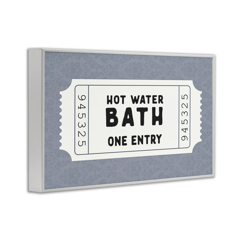 Giclée de salle de bain rétro, giclée par lettré et doublé, H 20 po x l 30 po, Estampe numérique encadrée blanc bord de mer