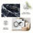 1PC dark black marble veined area rugs for Living Room, Soft and Comfortable, Suitable for all seasons, easy-to-maintain, machine washable Indoor floor mat, Under Table Farmhouse suitable for dining room, bedroom, kitchen, entryway, home office,...-117099254