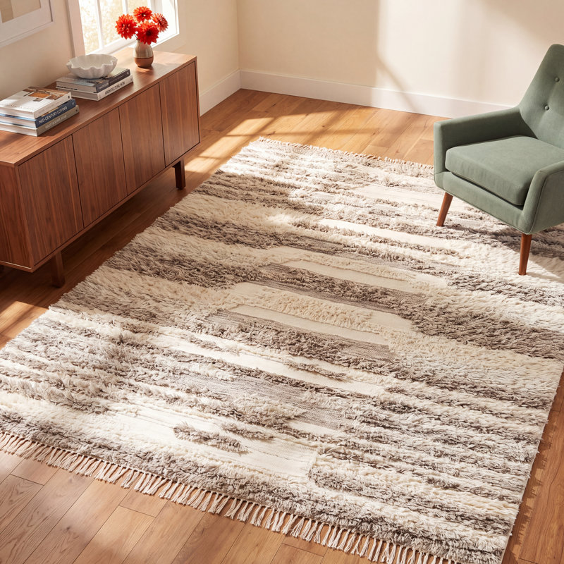 Rafe Wool Indoor Rug, Rectangle 3'6" x 5'6"