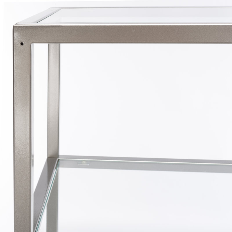 Étagère à livres en fer H 72 "x l 32" Roniel, Argent