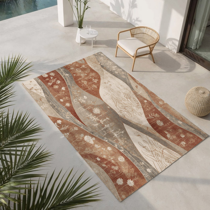 Tapis intérieur et extérieur Meadow Mirage, Rectangle 4pi x 6 pi