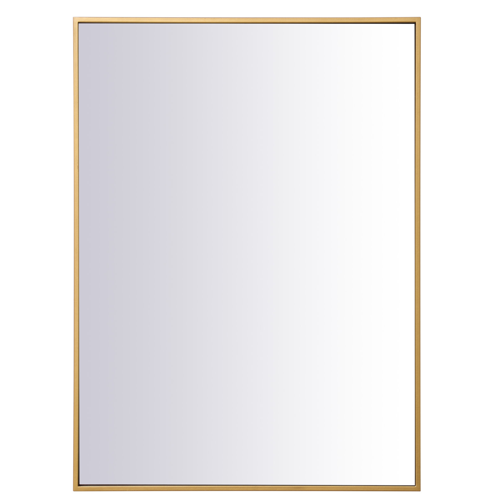 Sabine 36" Accent Mirror, 36" x 27", Brass