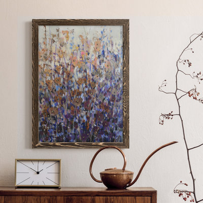 Fall Wildflowers II, toile encadrée de qualité supérieure - prête à être accrochée