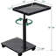 Table de bout en C réglable en hauteur, plateau pivotant à 360 ° pour petits espaces, tables de canapé coulissantes, tables d'appoint en forme de C, salon et chambre à coucher pour canapé, lit, chaise, collation-190628568