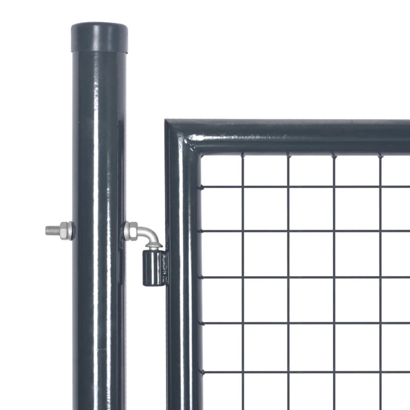 Laurenashley 175cm H x 300cm W Anthracite Metal Gate