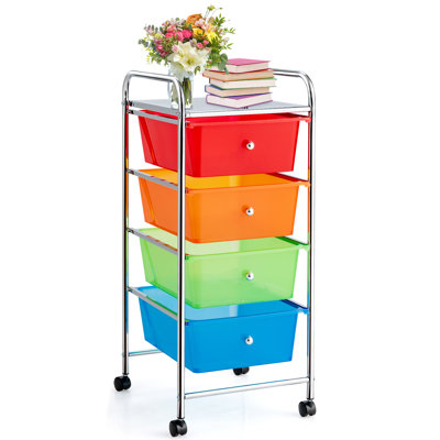 Alnis 4 Drawer Storage Drawer