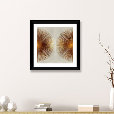 «Bronze Sunburst II» par Abby Young - impression d'art graphique