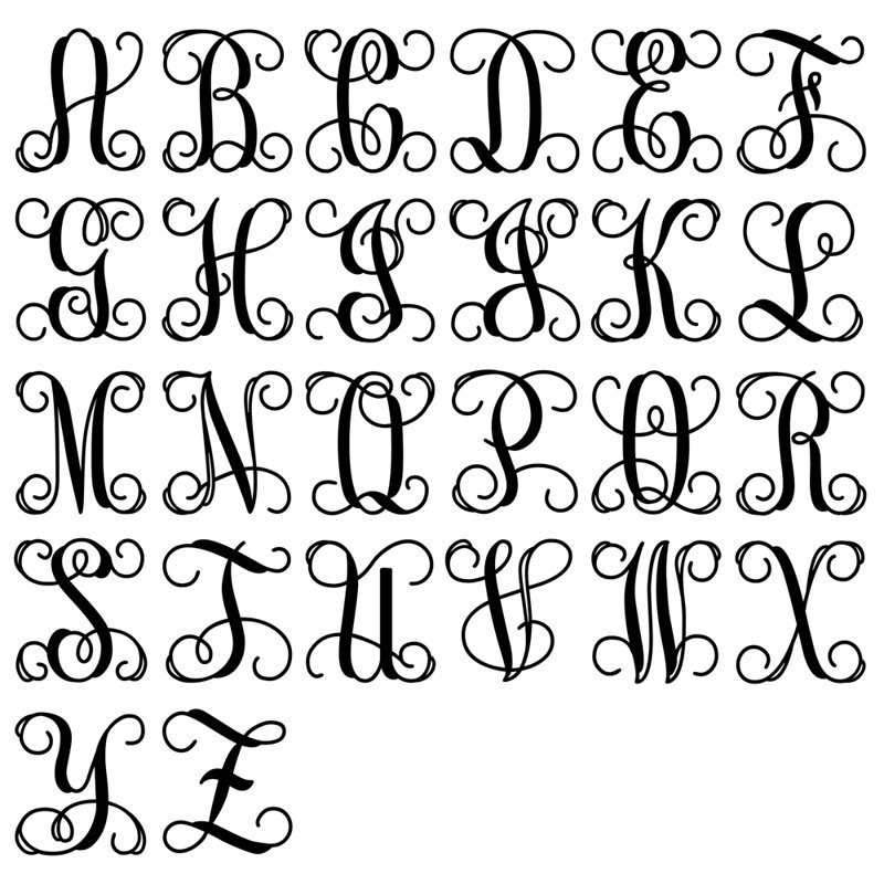 Lettre d’esperlupersand lettre de lettre personalisée monogramme