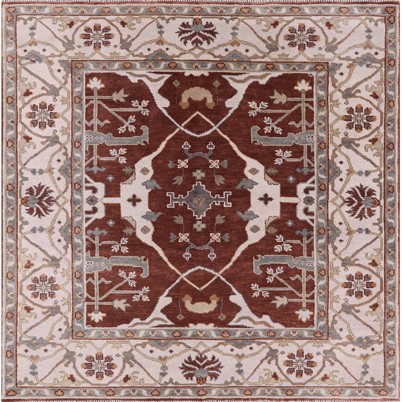 Moroccan Indoor Rug, Square 8'
