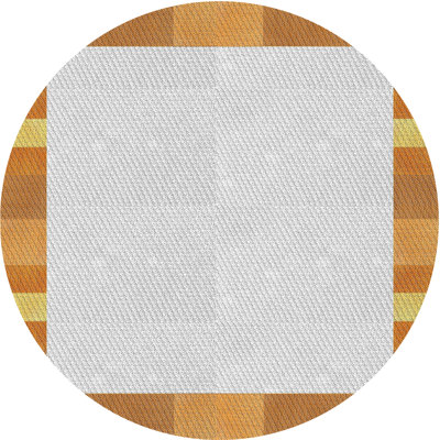 Tapis blanc/brun à motif à motif