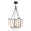 Anders 30-in Black dimmable LED Chandelier-1710821566