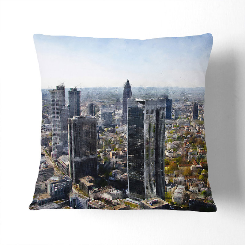 Square Cushion, 40cm H x 40cm W x 15cm D, Black