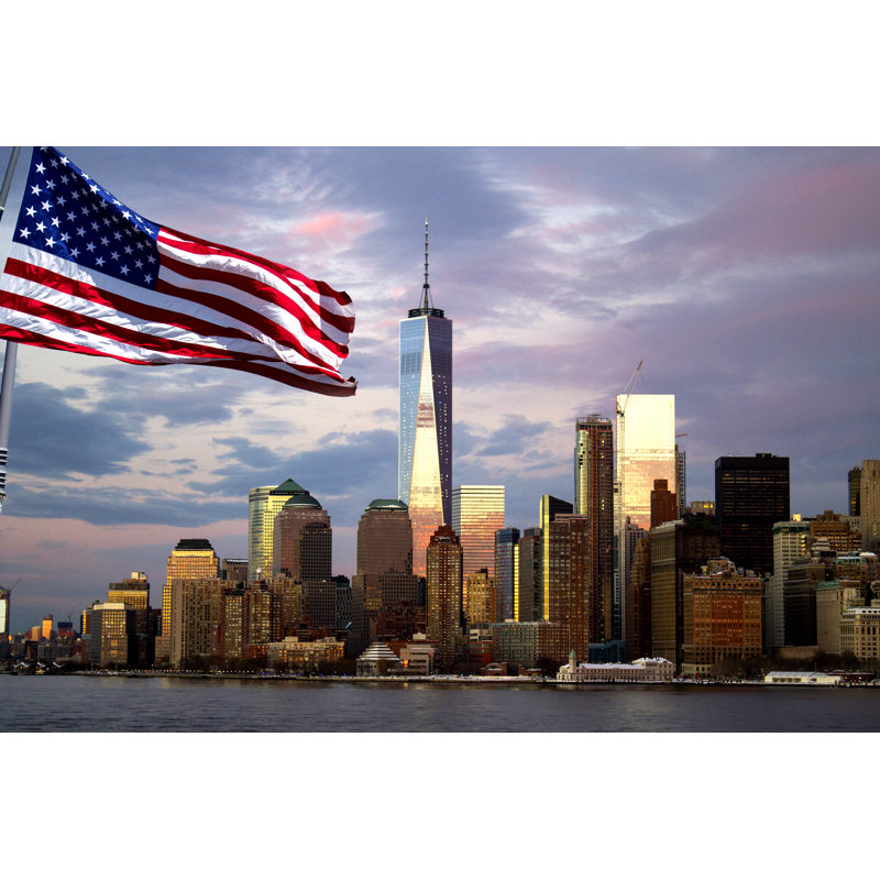 Freedom Tower by IzabelaSun - Wrapped Canvas Print, 30cm H x 46cm W