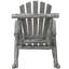 Chaise berçante ergonomique pour l'extérieur en bois de sapin, facile à assembler, idéale pour la cour, le porche et les espaces intérieurs-279308645
