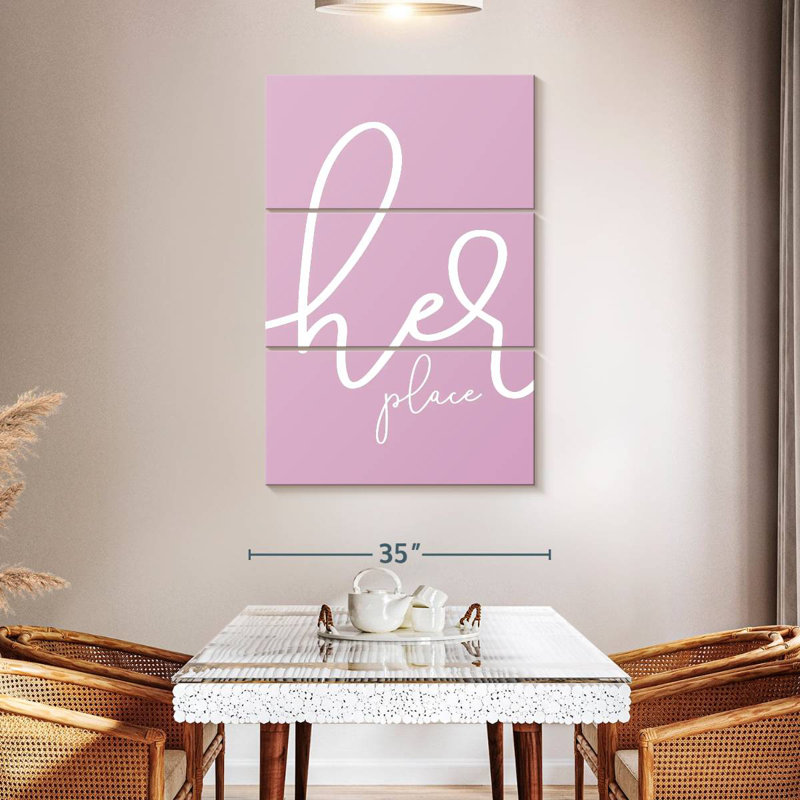 Kema Her Place Pink, 57" H x 36" W