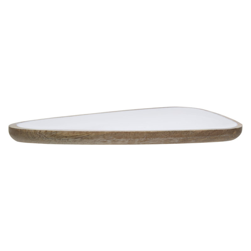Gracie Oaks Moncada Wood Platter, 2cm H x 36cm W x 18cm D