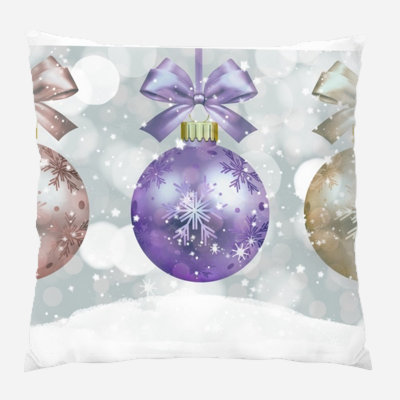 Canvas Outdoor Reversible Throw Pillow