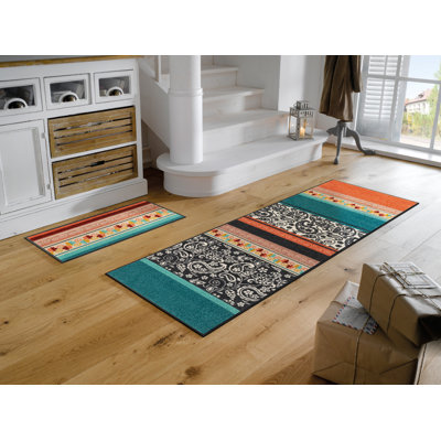 Non-Slip Striped Indoor Doormat