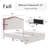 Chaille LED Bed Frames with Storage Drawer, Upholstered Platform Bed with Adjustable Headboard-105526764-105526762