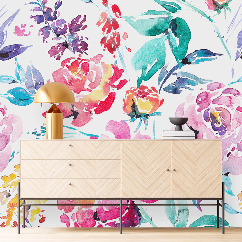 Peel & Stick Wall Mural, 10.42' W x 10.42' L