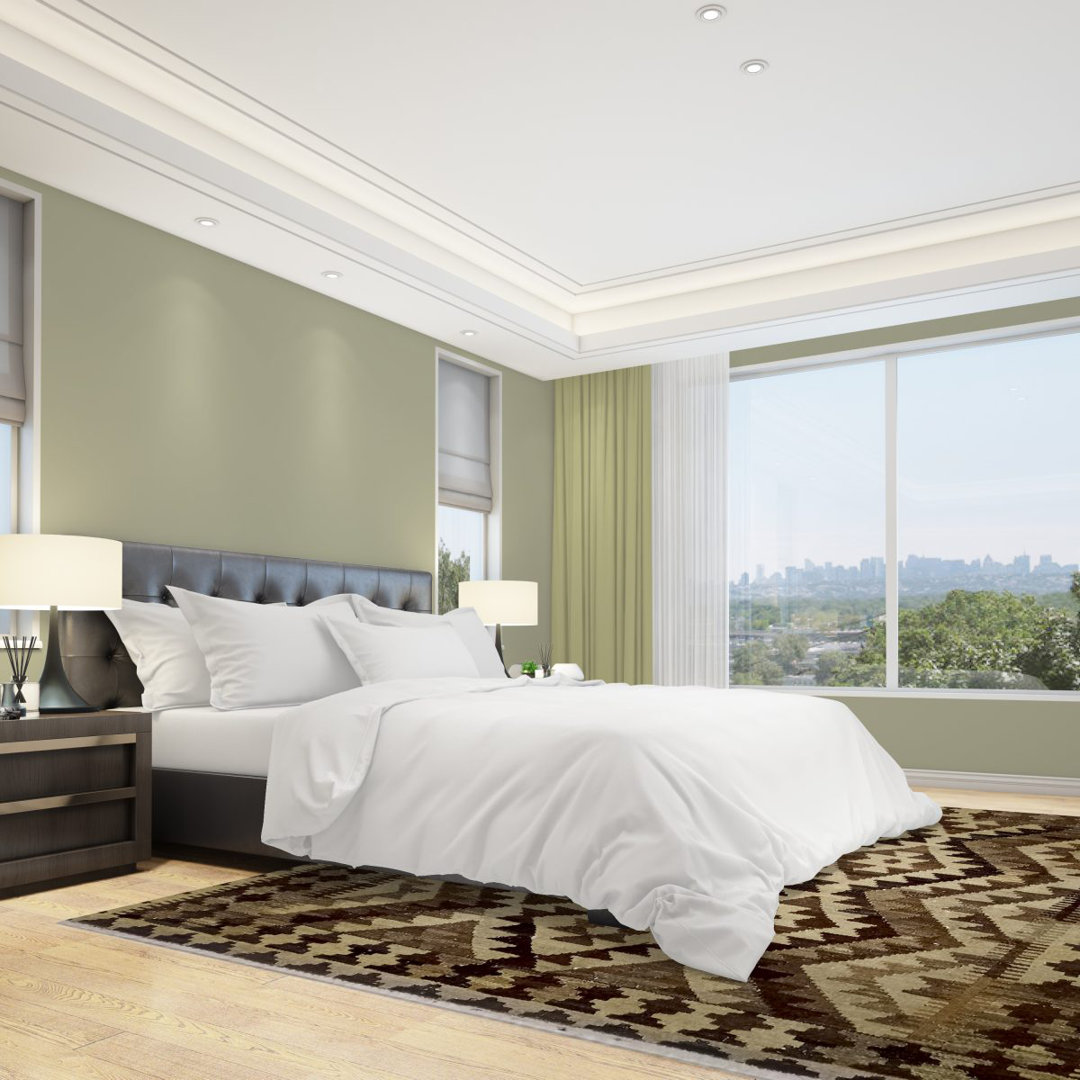 Renfro Geometric Hand Woven 160cm X 190cm Area Rug