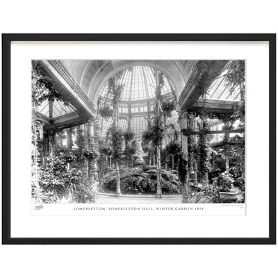 Somerleyton, Somerleyton Hall, Winter Garden 1891 by Francis Frith - Single Picture Frame Print