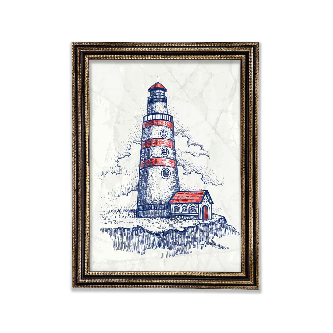 Lighthouse Watch - Einzelner Bilderrahmen Kunstdrucke