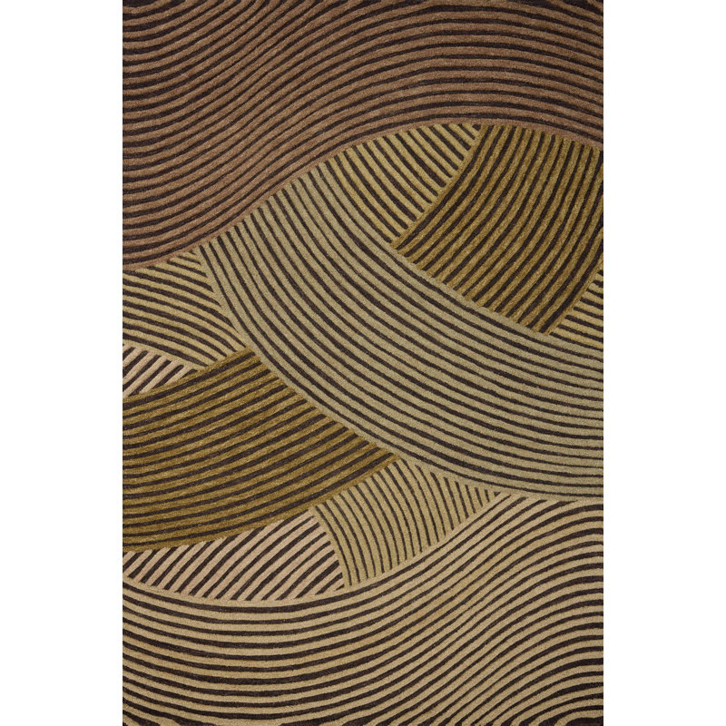 Brigette Romanek Madi Espresso / Multi Area Rug, Runner 2'6" x 7'6"