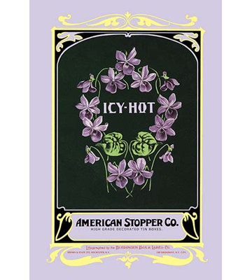 IcyHot Talcum Powder Vintage Advertisement