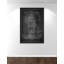 «Boat 1 Blueprint - Black - Floater Frame», impression sur toile-46818213-46818217