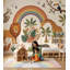 Papier peint amovible safari arc-en-ciel, feuillage tropical-739786777-739786770