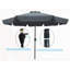 Parasol d'extérieur 10 pi (3 m) avec rabat-1162480836